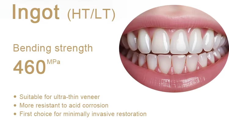 Dental Lithium Disilicate Glass Ceramic Press Ingot